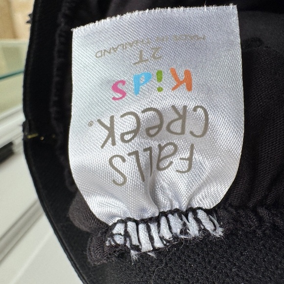 NWOT Falls Creek Kids 2T Girls Black and Gold Starry Tiered Skirt - Picture 4 of 4